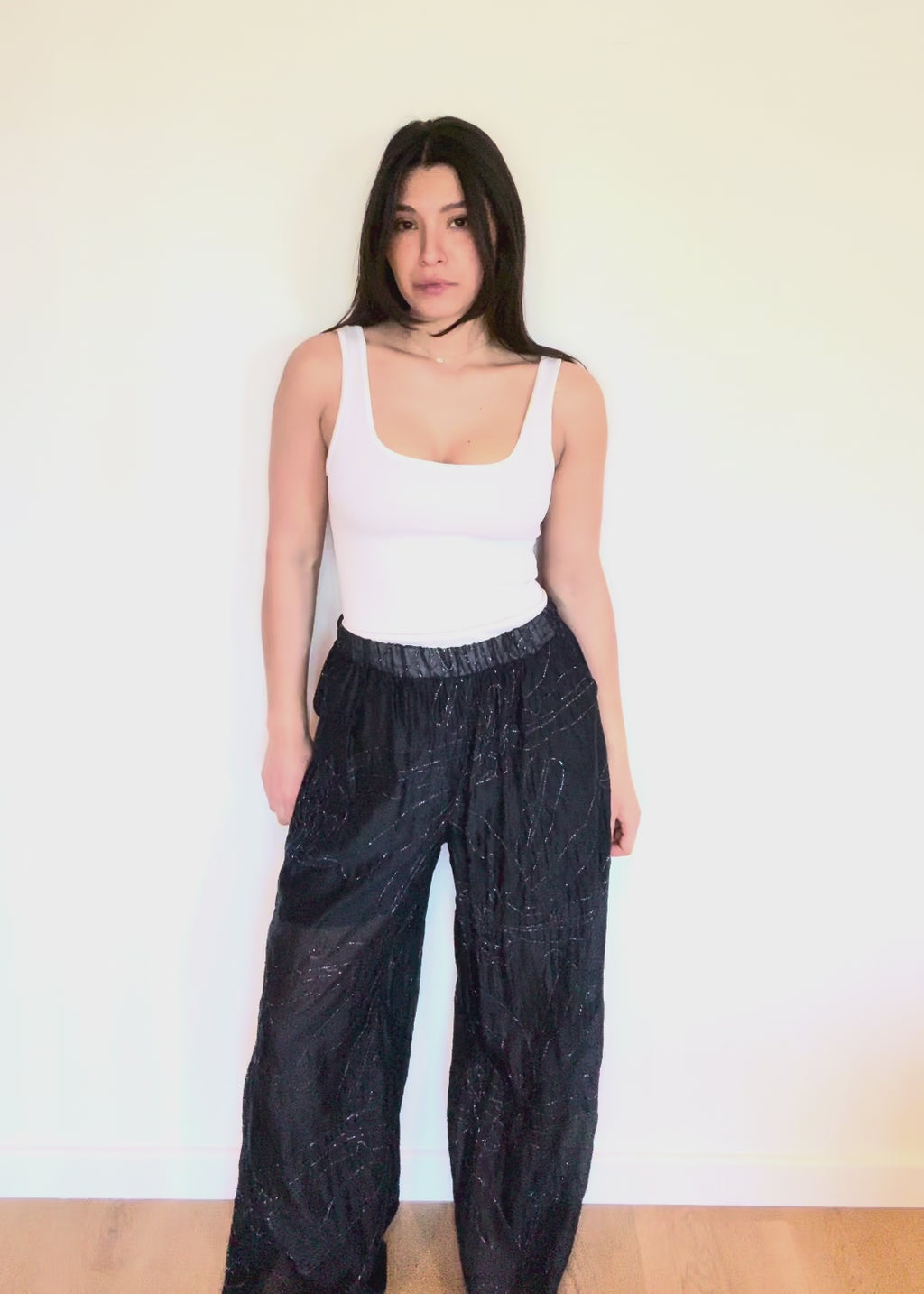 12 - PANTALON TEXTURÉ